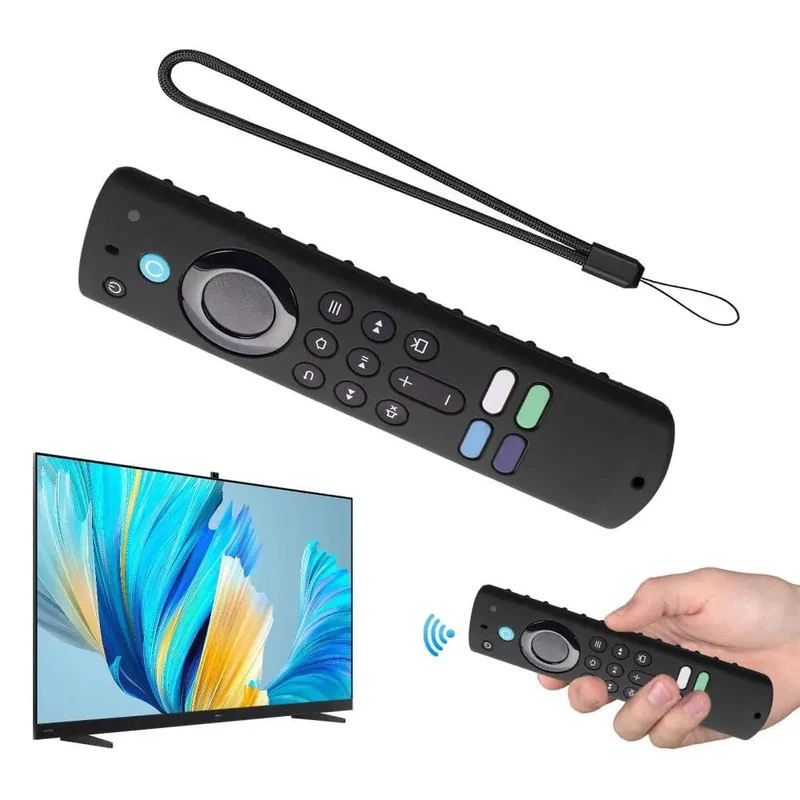 Schutzhülle für Fernbedienung, Silikon-Schutzhülle, im Dunkeln leuchtend, kompatibel mit der brandneuen Amazon Fire TV Stick 4K 2023-Fernbedienung