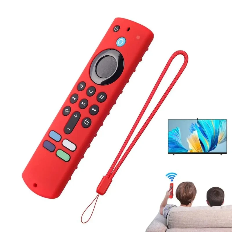 Schutzhülle für Fernbedienung, Silikon-Schutzhülle, im Dunkeln leuchtend, kompatibel mit der brandneuen Amazon Fire TV Stick 4K 2023-Fernbedienung