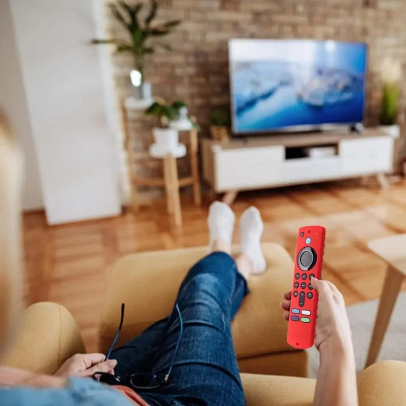 Schutzhülle für Fernbedienung, Silikon-Schutzhülle, im Dunkeln leuchtend, kompatibel mit der brandneuen Amazon Fire TV Stick 4K 2023-Fernbedienung