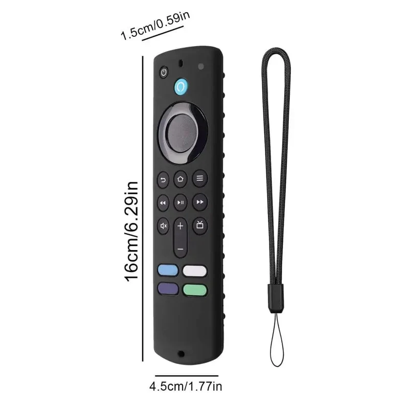 Schutzhülle für Fernbedienung, Silikon-Schutzhülle, im Dunkeln leuchtend, kompatibel mit der brandneuen Amazon Fire TV Stick 4K 2023-Fernbedienung
