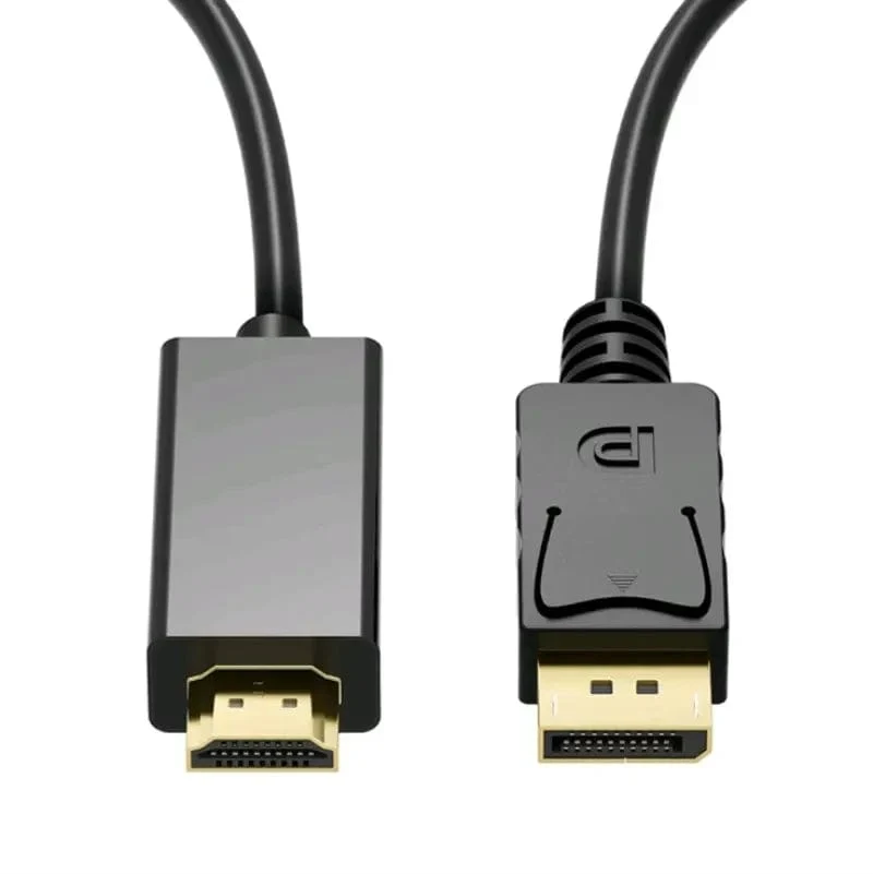 Dp-zu-Hdmi-Kabel, 1.8 m, 4k HD-Adapterkabel, Computermonitorkabel, konvertiert große Dp- zu Hdmi-