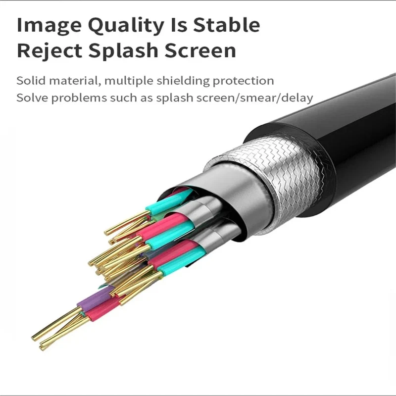 Dp-zu-Hdmi-Kabel, 1.8 m, 4k HD-Adapterkabel, Computermonitorkabel, konvertiert große Dp- zu Hdmi-