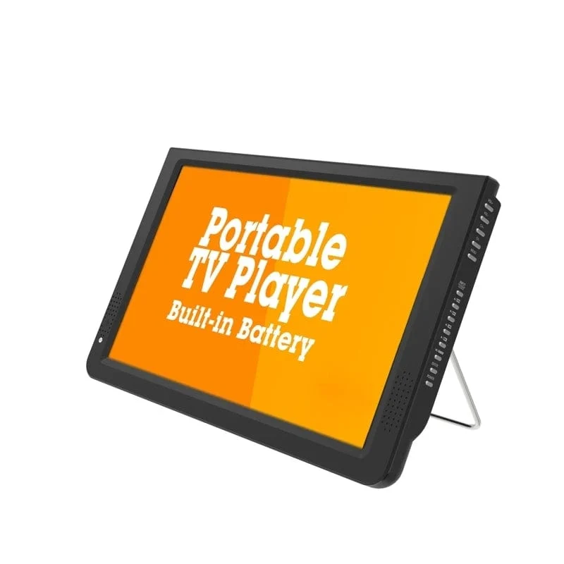 LEADSTAR D12 12 Zoll tragbarer mobiler Mini-Digitalfernseher mit ISDB-T DVB T2 ATSC H265 Hevc 1280 * 800 TF-Karte Digitalfernsehkonverter