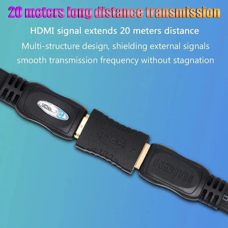 1-2PCS 4K HDMI Extender Buchse Auf Buchse Konverter Erweiterung Adapter Für Monitor Display Laptop PS4/3 PC TV Hdmi Kabel Verlängerung