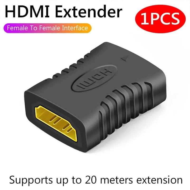1-2PCS 4K HDMI Extender Buchse Auf Buchse Konverter Erweiterung Adapter Für Monitor Display Laptop PS4/3 PC TV Hdmi Kabel Verlängerung