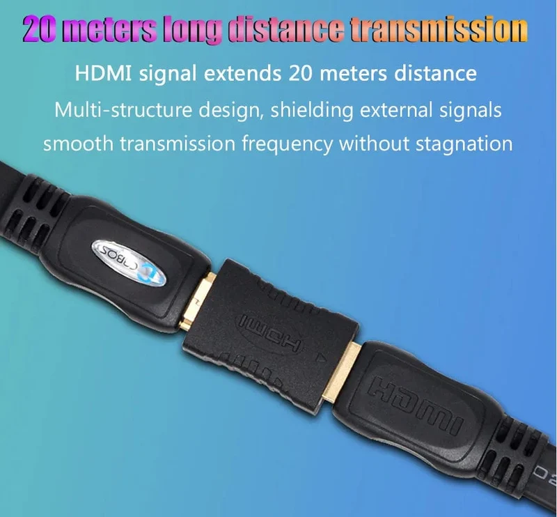 1-2PCS 4K HDMI Extender Buchse Auf Buchse Konverter Erweiterung Adapter Für Monitor Display Laptop PS4/3 PC TV Hdmi Kabel Verlängerung