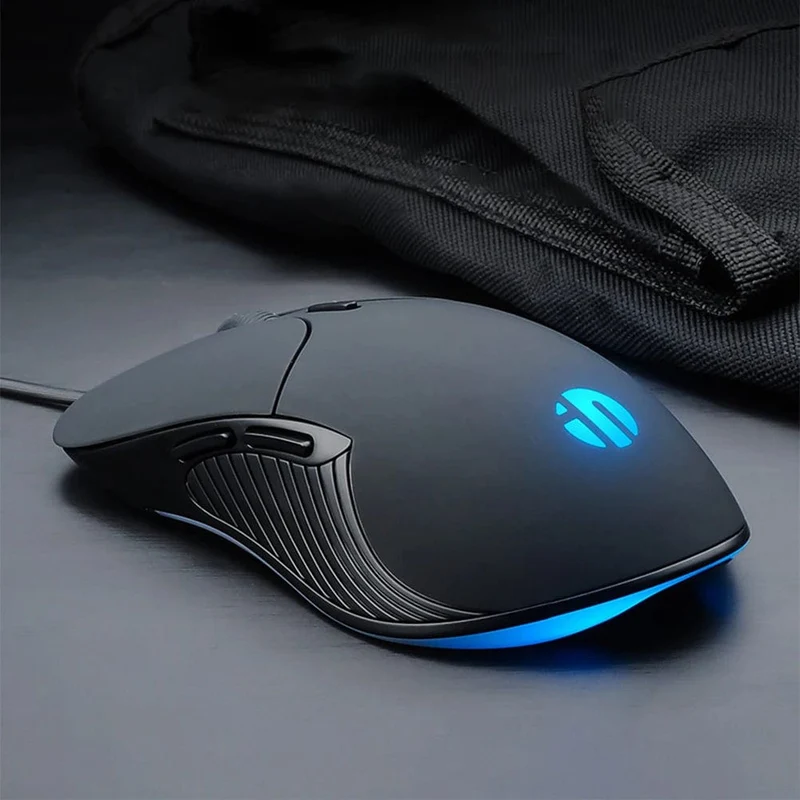 Professionelle kabelgebundene Gaming-Maus mit 6 Tasten, 4800 DPI, LED, optische USB-Computermaus für PC, Laptop, Gamer-Mäuse, stummgeschaltete kabelgebundene Maus