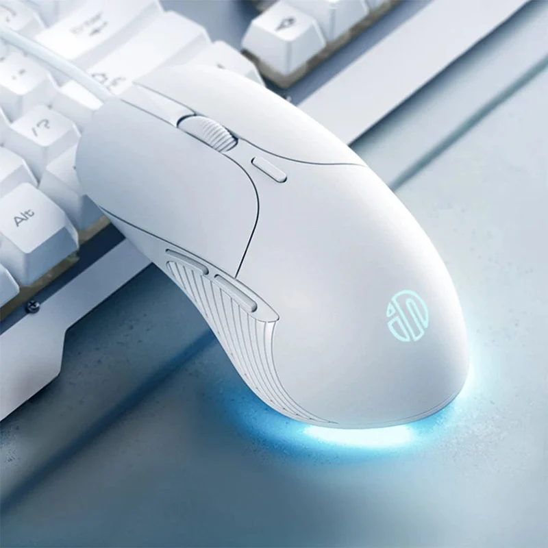 Professionelle kabelgebundene Gaming-Maus mit 6 Tasten, 4800 DPI, LED, optische USB-Computermaus für PC, Laptop, Gamer-Mäuse, stummgeschaltete kabelgebundene Maus