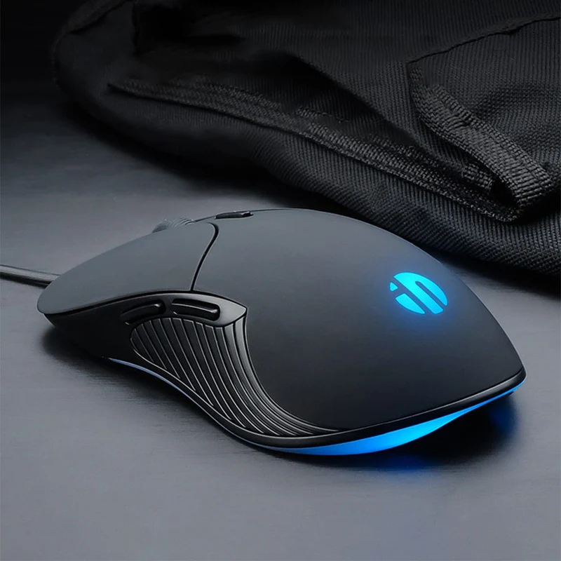 Professionelle kabelgebundene Gaming-Maus mit 6 Tasten, 4800 DPI, LED, optische USB-Computermaus für PC, Laptop, Gamer-Mäuse, stummgeschaltete kabelgebundene Maus