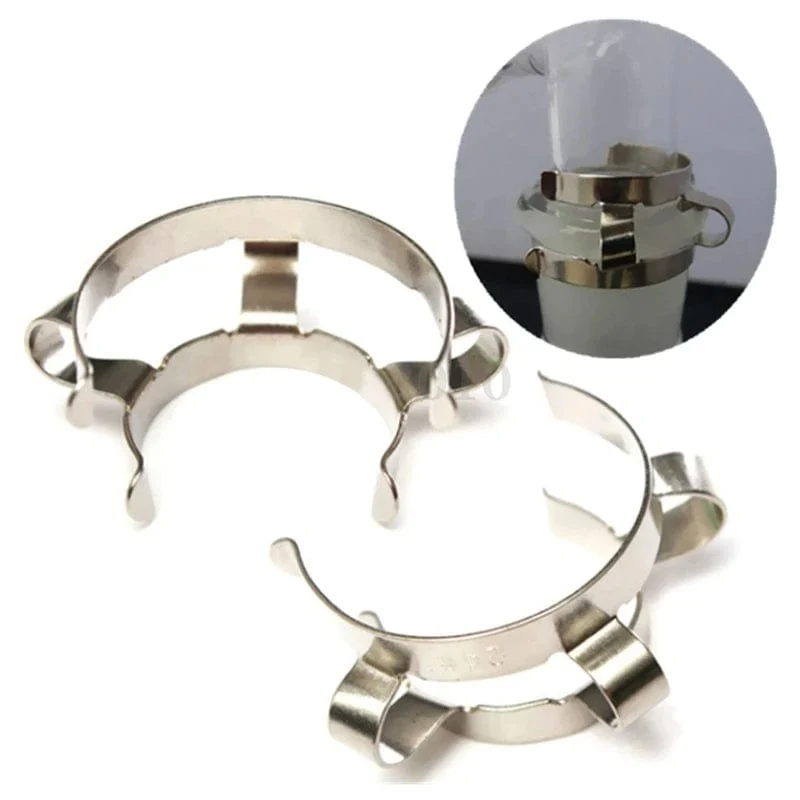 6Pcs 24 Edelstahl Clip Keck Klemme Für 24/29 24/40 Glas Boden Joint