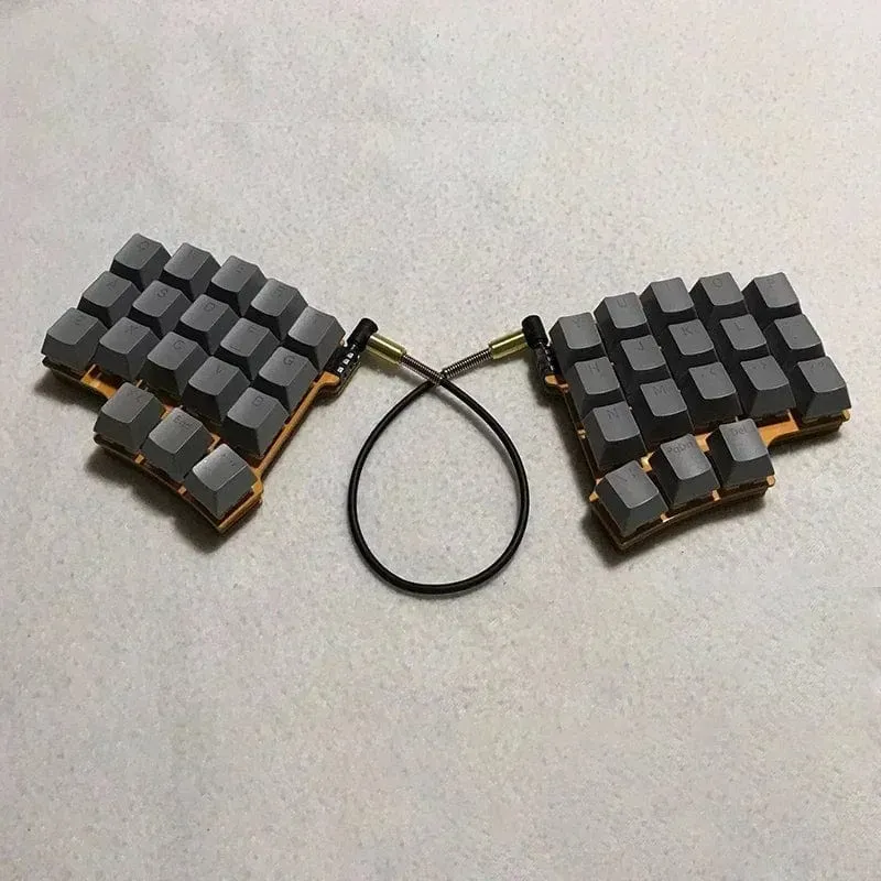 Geteilte mechanische Tastatur, 40-Tasten-Layout, programmierbar per Tastenwechsel, mechanische Tastatur, Mini, unabhängige benutzerdefinierte Gaming-Tastatur