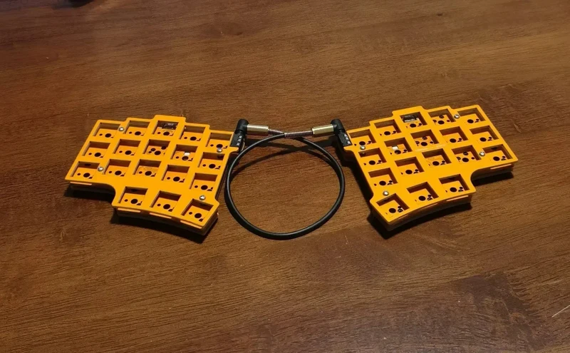 Geteilte mechanische Tastatur, 40-Tasten-Layout, programmierbar per Tastenwechsel, mechanische Tastatur, Mini, unabhängige benutzerdefinierte Gaming-Tastatur