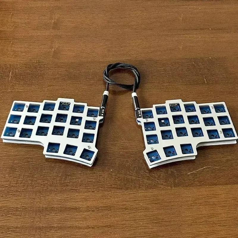 Geteilte mechanische Tastatur, 40-Tasten-Layout, programmierbar per Tastenwechsel, mechanische Tastatur, Mini, unabhängige benutzerdefinierte Gaming-Tastatur