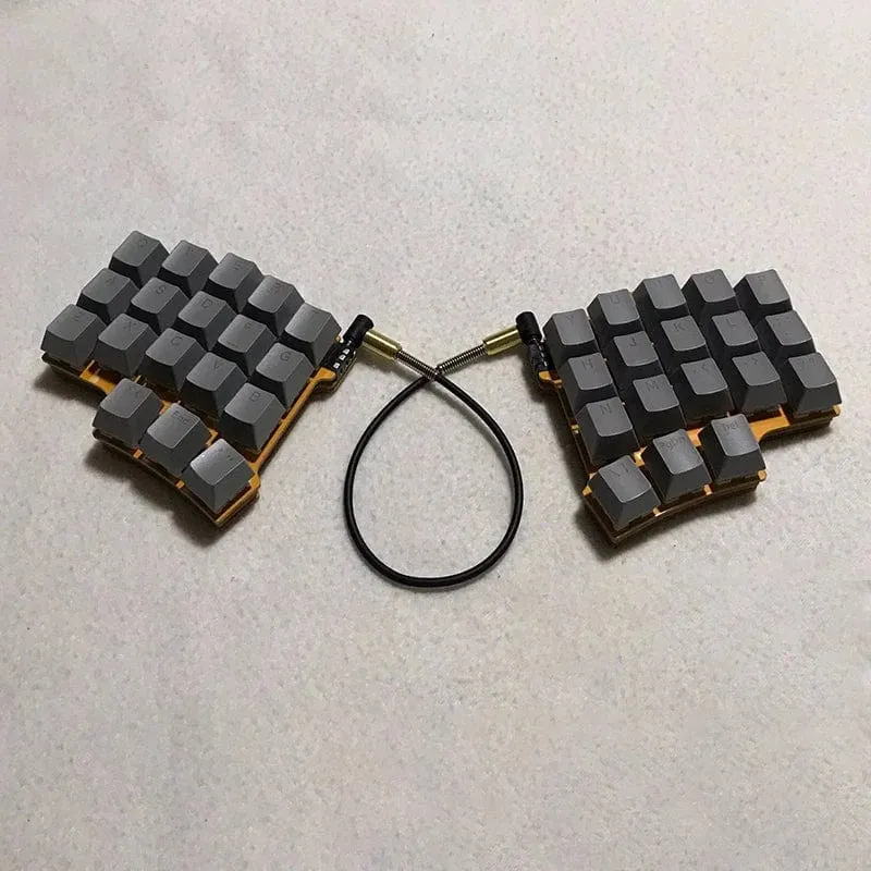 Geteilte mechanische Tastatur, 40-Tasten-Layout, programmierbar per Tastenwechsel, mechanische Tastatur, Mini, unabhängige benutzerdefinierte Gaming-Tastatur