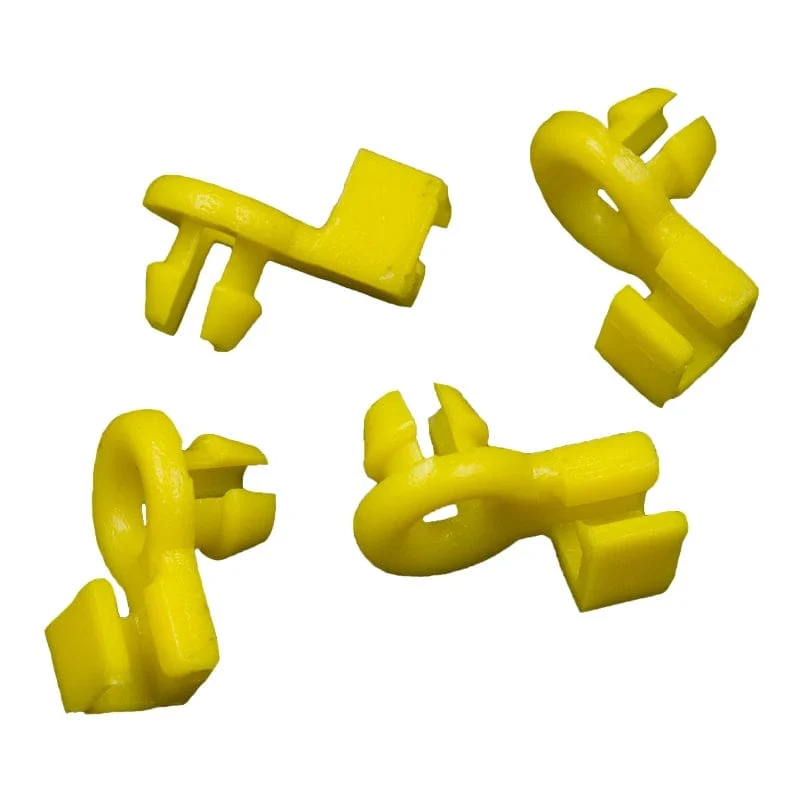 Universal-Türschlossstangenclip für Auto, Griffhalterung auf der Fahrerseite, passend für 3 mm-4 mm-Loch, Kunststoffnietbefestigungen, Autokabelclip