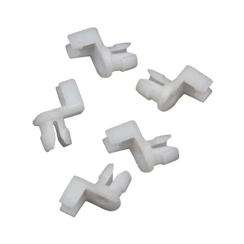 Universal-Türschlossstangenclip für Auto, Griffhalterung auf der Fahrerseite, passend für 3 mm-4 mm-Loch, Kunststoffnietbefestigungen, Autokabelclip