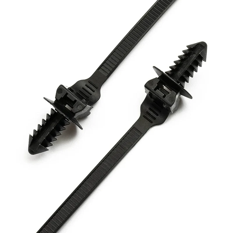 50/100 Stücke Auto Nylon Kabelbinder Feste Befestigungs Clips Kabelbaum Verschluss Kabel Klemme Clips Kabelbinder Management Auto draht