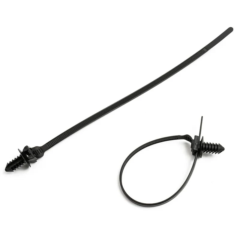 50/100 Stücke Auto Nylon Kabelbinder Feste Befestigungs Clips Kabelbaum Verschluss Kabel Klemme Clips Kabelbinder Management Auto draht