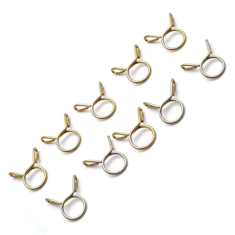 10 Stücke Luftschläuche Schlauchschellen Sortiment Kit Feste Feder Hoop 5-31MM Verzinkt Rohrclip
