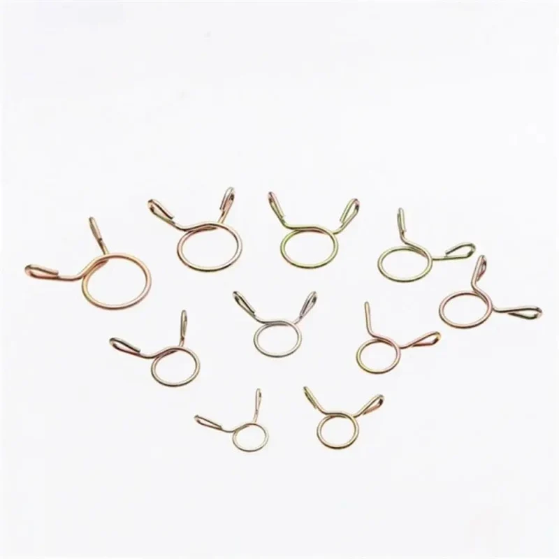 10 Stücke Luftschläuche Schlauchschellen Sortiment Kit Feste Feder Hoop 5-31MM Verzinkt Rohrclip