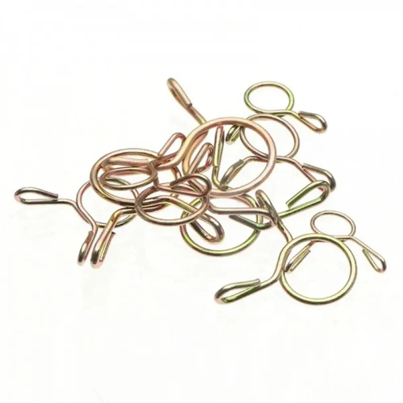 10 Stücke Luftschläuche Schlauchschellen Sortiment Kit Feste Feder Hoop 5-31MM Verzinkt Rohrclip