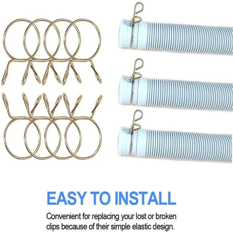 10 Stücke Luftschläuche Schlauchschellen Sortiment Kit Feste Feder Hoop 5-31MM Verzinkt Rohrclip