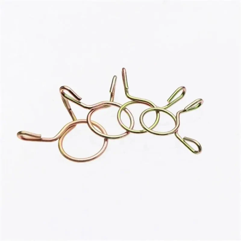 10 Stücke Luftschläuche Schlauchschellen Sortiment Kit Feste Feder Hoop 5-31MM Verzinkt Rohrclip