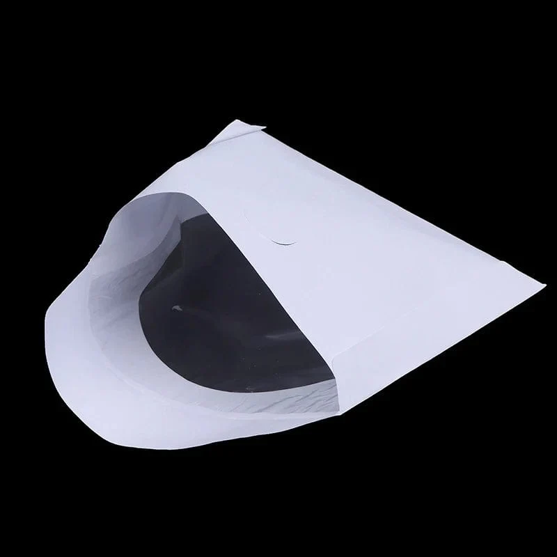 10/50 STÜCKE Weiß 12.5*12.5 CM CD DVD Disc Papierhüllen Umschläge Aufbewahrung Klare Fensterhülle Klappe Weiß Gefaltete Papiertüte CD-Hüllen
