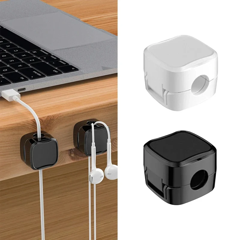 24/6 STÜCKE Magnetische Mini-Kabel-Organizer-Clips Kabel USB-Ladekabel-Clips Manager Kabelhalter Wickler Wandhaken im Haus