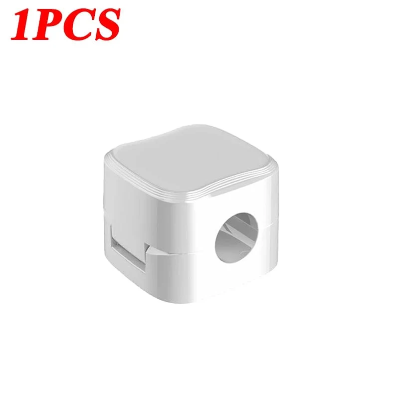 Magnetischer Kabelclip, Kabelhalter, selbstklebender Kabelhalter, Kabel-Organizer, USB-Ladekabelwickler für Büro, Desktop, Zuhause