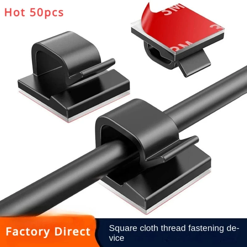 10/50PCS Kabel Management Clip Führung Linie Draht Anordnung Protector Fixierungen Kabel Halter Freiheit WINDER Clips Attache Hause