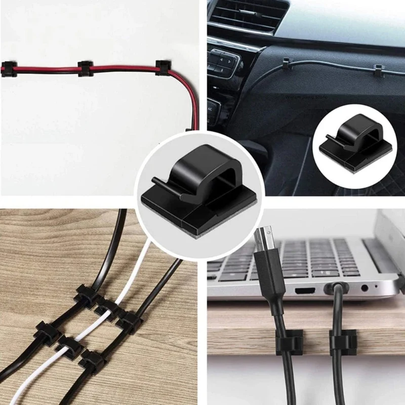 10/50PCS Kabel Management Clip Führung Linie Draht Anordnung Protector Fixierungen Kabel Halter Freiheit WINDER Clips Attache Hause
