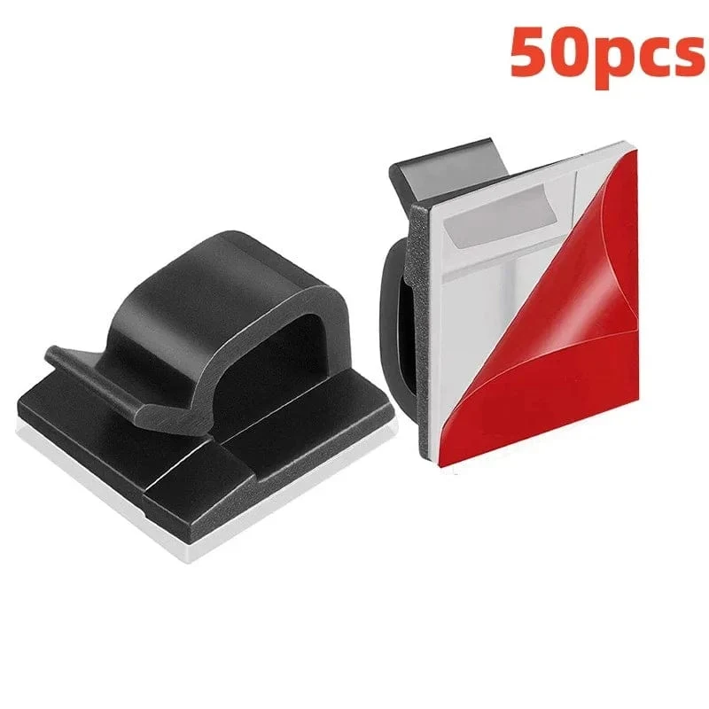 10/50PCS Kabel Management Clip Führung Linie Draht Anordnung Protector Fixierungen Kabel Halter Freiheit WINDER Clips Attache Hause