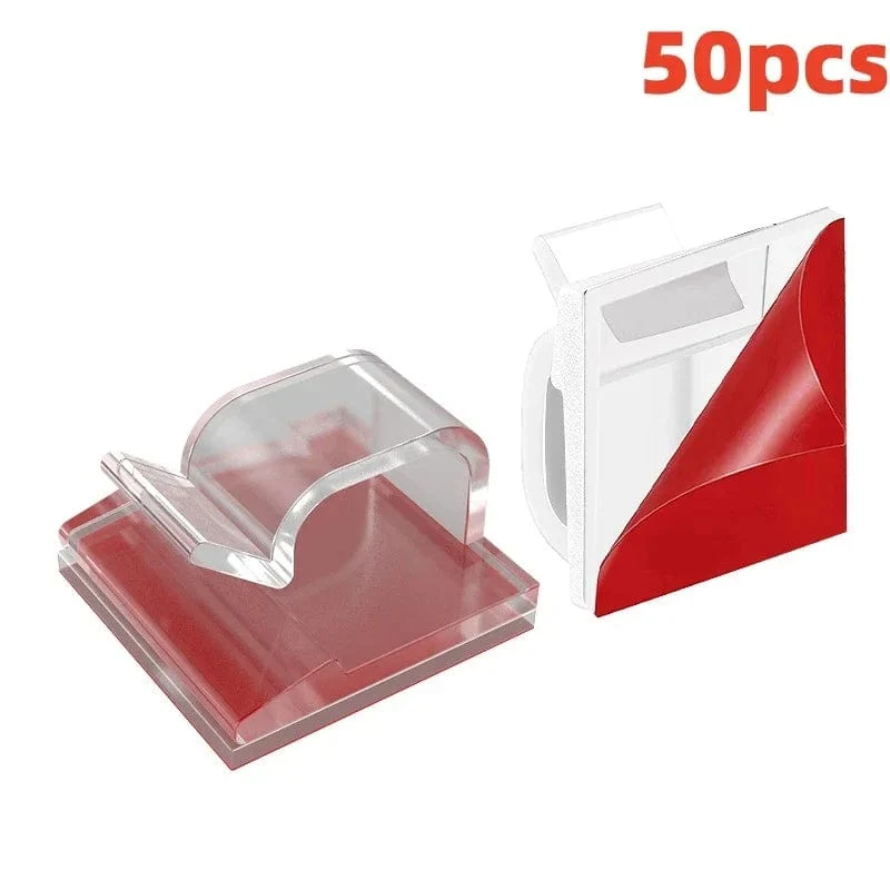 10/50PCS Kabel Management Clip Führung Linie Draht Anordnung Protector Fixierungen Kabel Halter Freiheit WINDER Clips Attache Hause