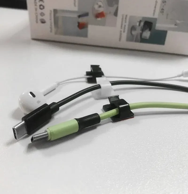 10/50PCS Kabel Management Clip Führung Linie Draht Anordnung Protector Fixierungen Kabel Halter Freiheit WINDER Clips Attache Hause