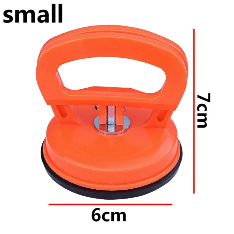 Autoreparaturwerkzeug, Karosseriereparaturabzieher, 2 cm, Schwarz/Orange, Saugnapf zum Entfernen von Dellen, Abzieher für Autobeulen, Glasabsaugung