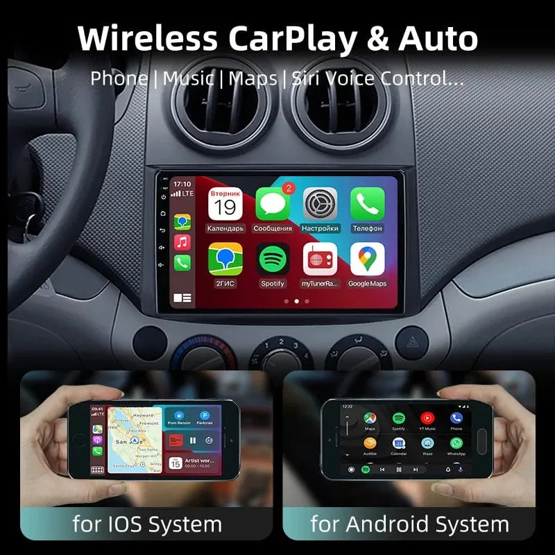 2Din Android 12 Autoradio für Chevrolet AVEO T250 2006-2012 Multimedia-Player Carplay Auto Autoradio Navigator Stereo Kopfeinheit
