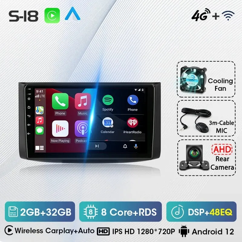 2Din Android 12 Autoradio für Chevrolet AVEO T250 2006-2012 Multimedia-Player Carplay Auto Autoradio Navigator Stereo Kopfeinheit