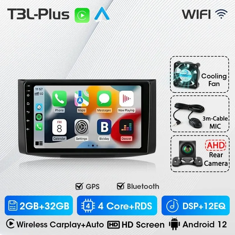 2Din Android 12 Autoradio für Chevrolet AVEO T250 2006-2012 Multimedia-Player Carplay Auto Autoradio Navigator Stereo Kopfeinheit