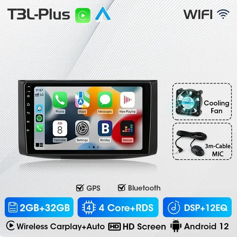 2Din Android 12 Autoradio für Chevrolet AVEO T250 2006-2012 Multimedia-Player Carplay Auto Autoradio Navigator Stereo Kopfeinheit