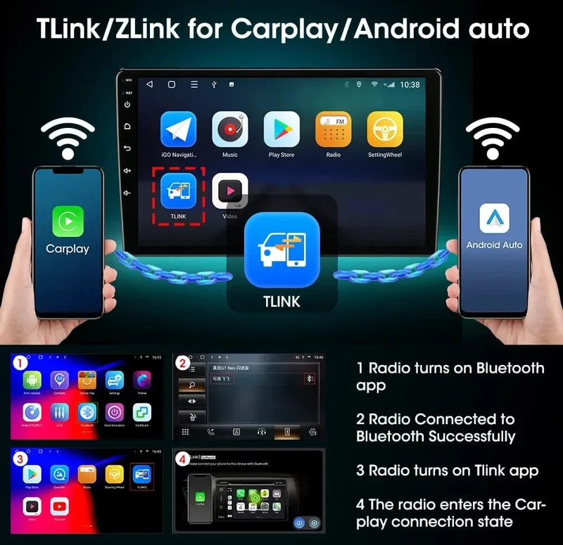 2Din Android 12 Autoradio für Chevrolet AVEO T250 2006-2012 Multimedia-Player Carplay Auto Autoradio Navigator Stereo Kopfeinheit