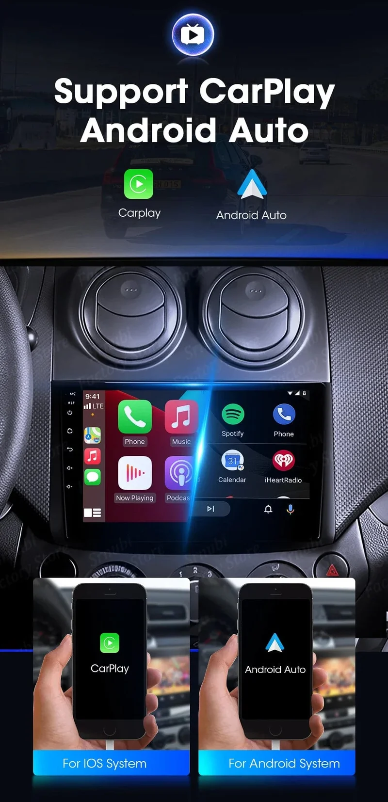 2Din Android 12 Autoradio für Chevrolet AVEO T250 2006-2012 Multimedia-Player Carplay Auto Autoradio Navigator Stereo Kopfeinheit