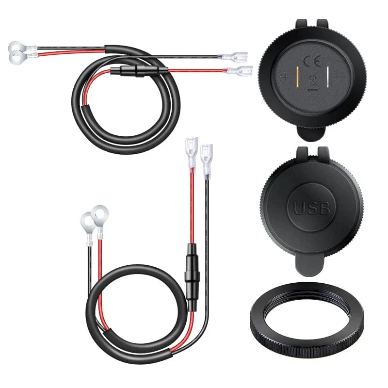 USB-Buchse im Auto Quick Charge PD 3.0 Autoladegerät 60W Steckdose für 12V 24V Motorrad Boot Marine Truck ATV