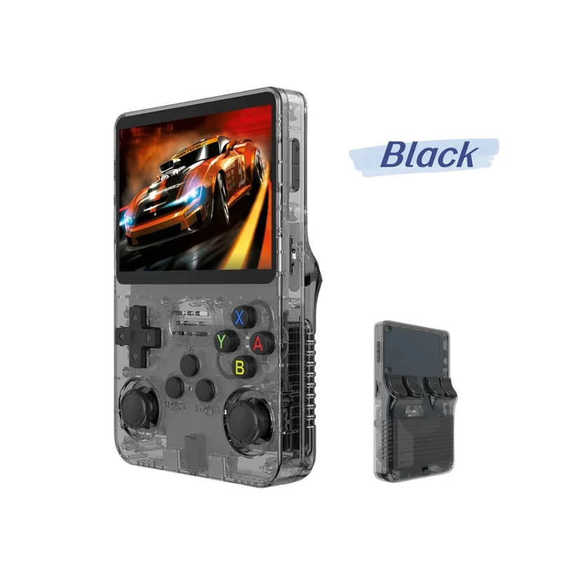 R36S Retro-Handheld-Videospielkonsole Linux-System 3.5-Zoll-IPS-Bildschirm Tragbarer Pocket-Video-Player 128G RG35S Plus