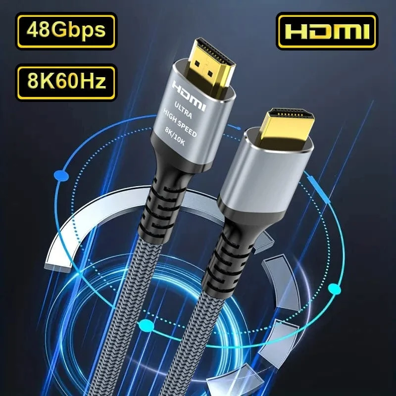 CYANMI HDMI 8K-Kabel für Xiaomi TV-Box PS5 USB-HUB Ultra High Speed ​​Zertifiziert 8K@60Hz HDMI 2.1-Kabel 48Gbps eARC Dolby Vision HD