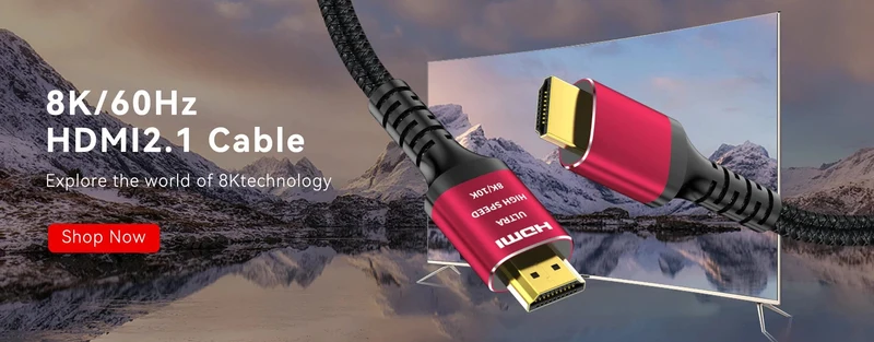 CYANMI HDMI 8K-Kabel für Xiaomi TV-Box PS5 USB-HUB Ultra High Speed ​​Zertifiziert 8K@60Hz HDMI 2.1-Kabel 48Gbps eARC Dolby Vision HD