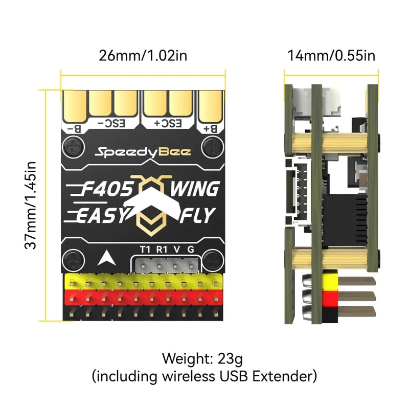 SpeedyBee F405 WING MINI Starrflügel-Flugsteuerung