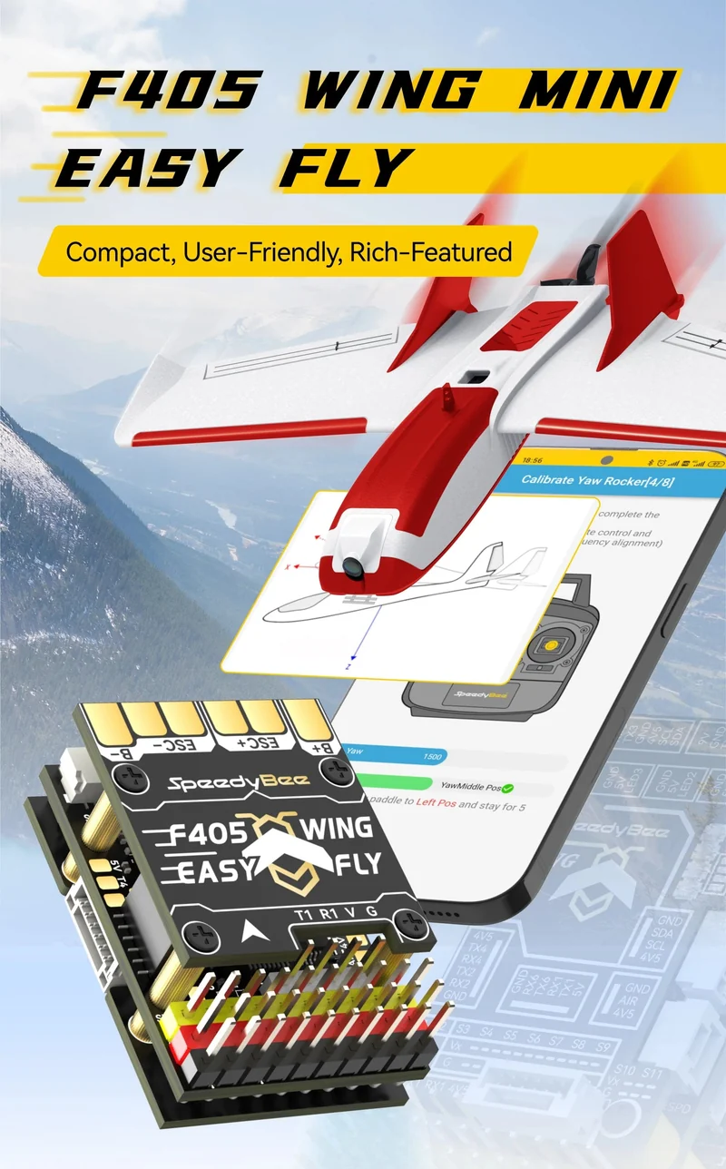 SpeedyBee F405 WING MINI Starrflügel-Flugsteuerung