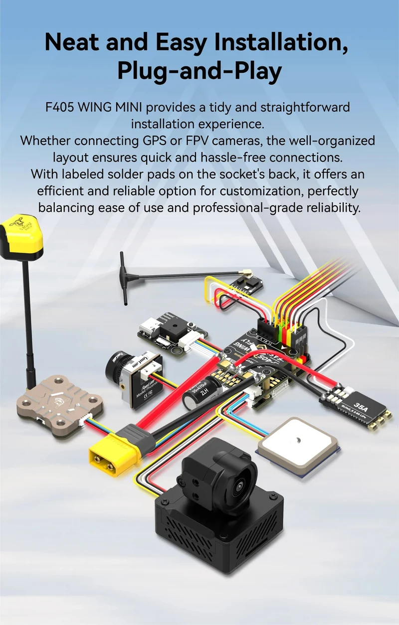 SpeedyBee F405 WING MINI Starrflügel-Flugsteuerung