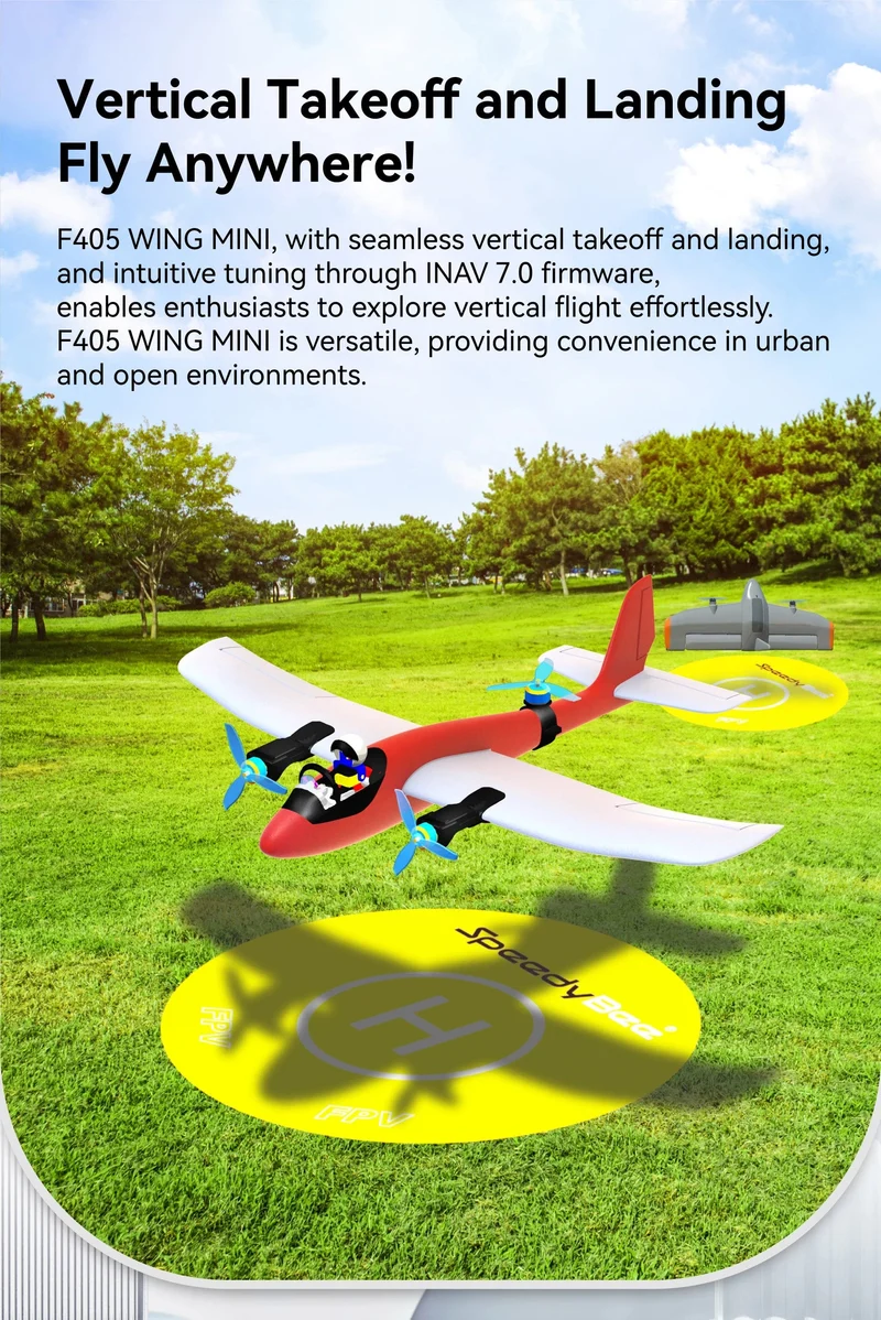 SpeedyBee F405 WING MINI Starrflügel-Flugsteuerung